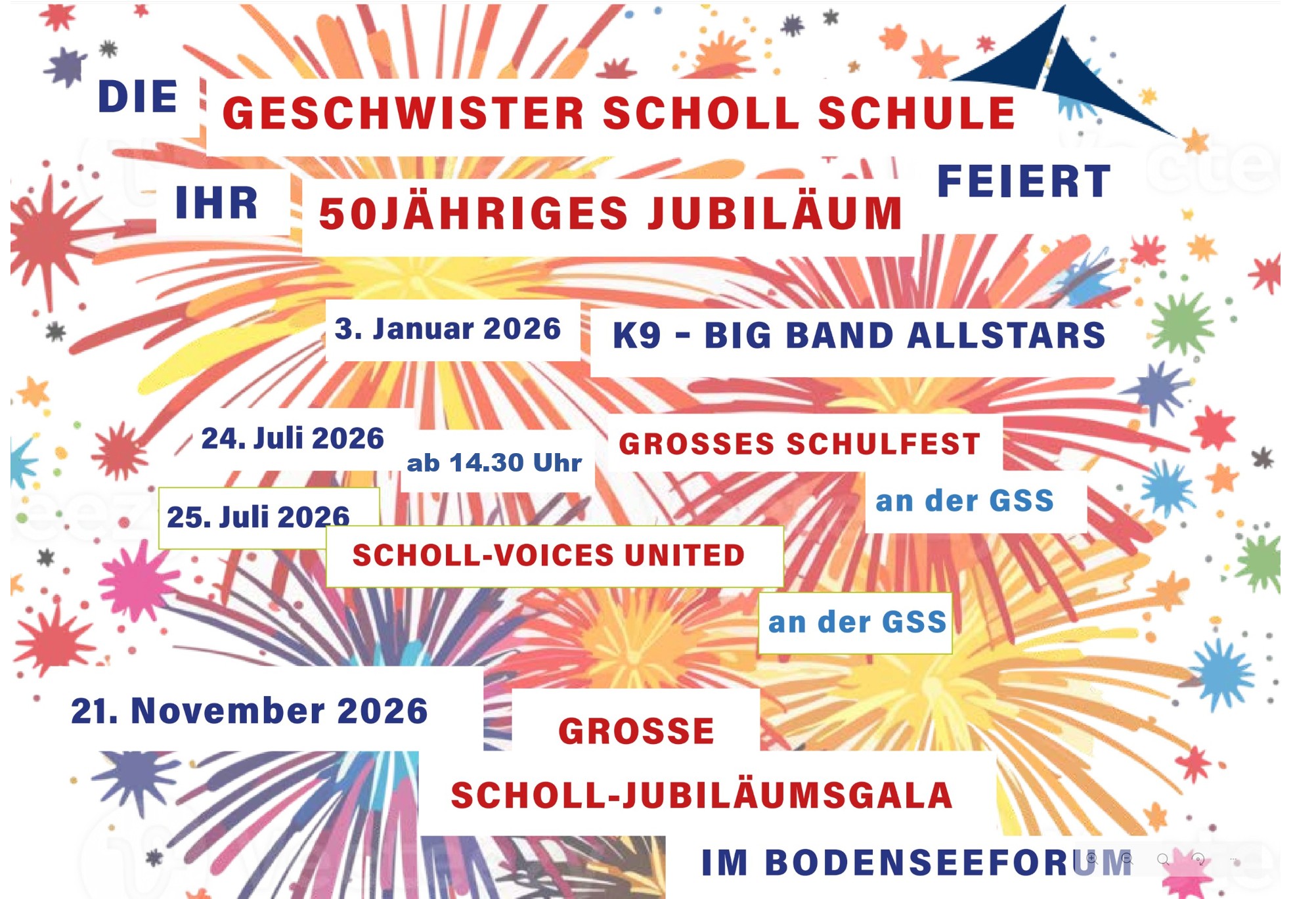 Ankündigung Jubiläum aktualisiert
